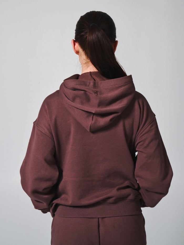 Threads Zip Hoodie - Espresso