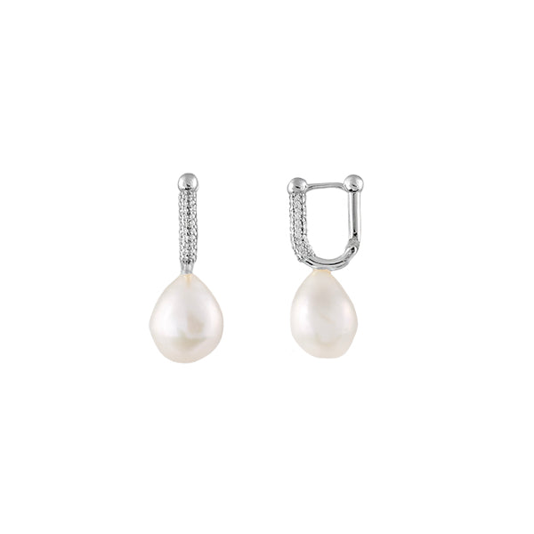 Tidal Earring Silver - Jewellery - Bianc