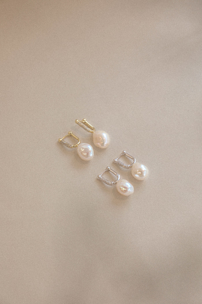 Tidal Earring Silver - Jewellery - Bianc