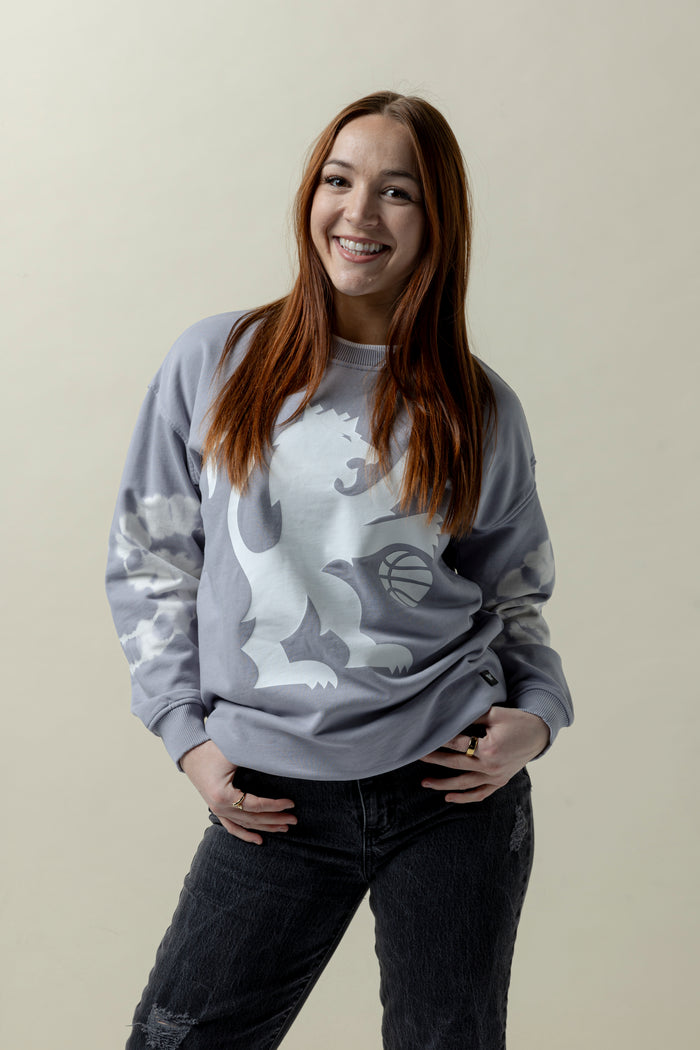 Tie Dye Sleeve Crewneck