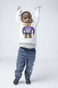 Toddler Reverse Fleece Teddy Bear Crew