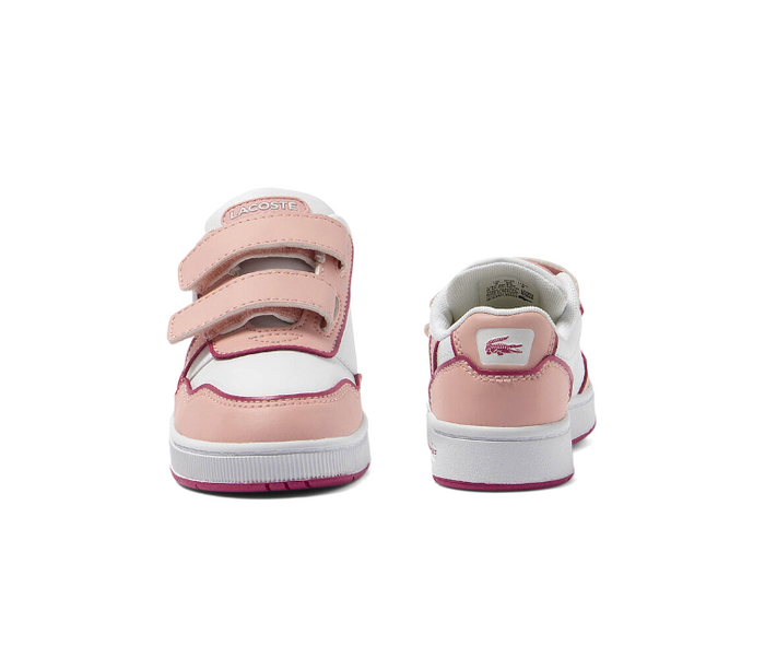 Toddlers Lacoste T-Clip 223 4 SUI (White/Light Pink)