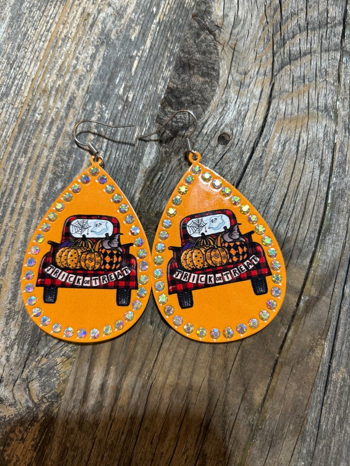 Trick or Treat Truck Earrings