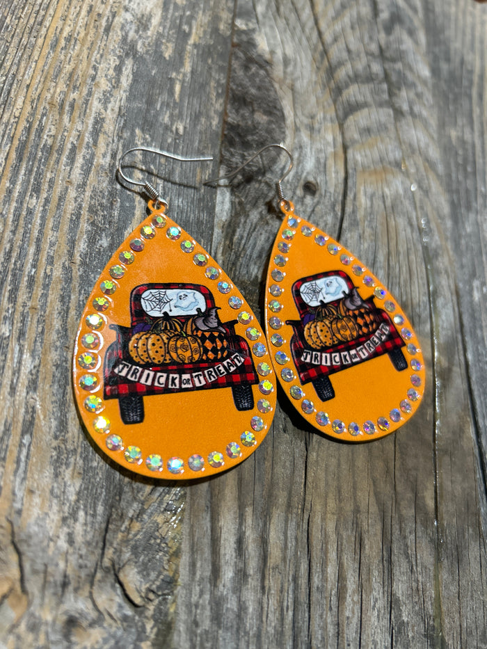 Trick or Treat Truck Earrings