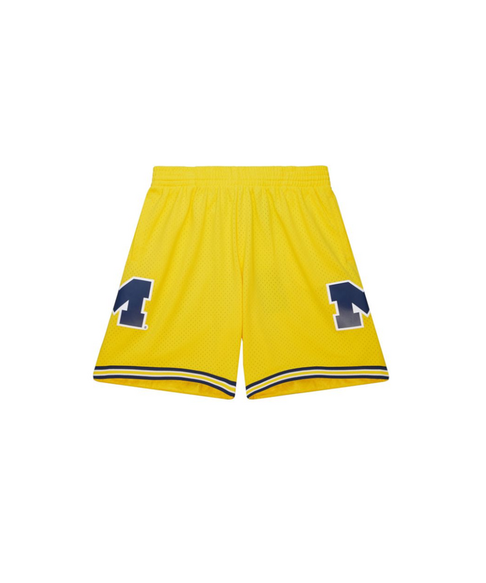 University of Michigan Maize NCAA 1991 Swingman Shorts
