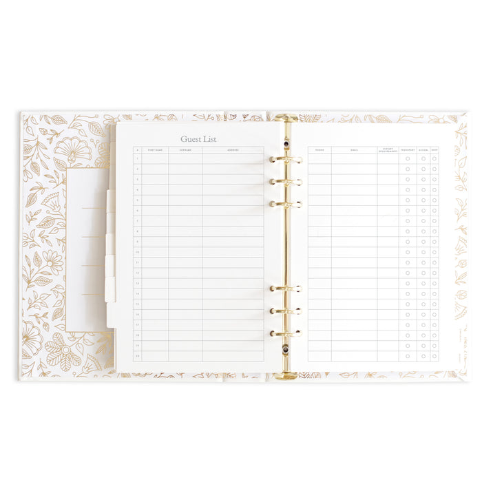 Wedding Planner Additional Pages - Guest List Section - Giftware - Honey Fawn Boutique