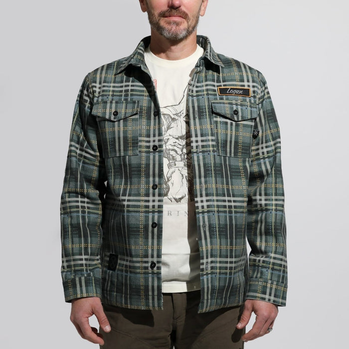 Wolverine Heavyweight Cotton Shirt Jacket - Heroes & Villains-Marvel-Shacket