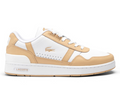 Women’s Lacoste T-Clip 124 5 SFA (White/Light Brown)