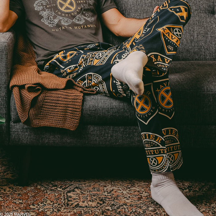 X-Men Xavier Institute Pajama Pants - Heroes & Villains-Marvel-Pajama Pants