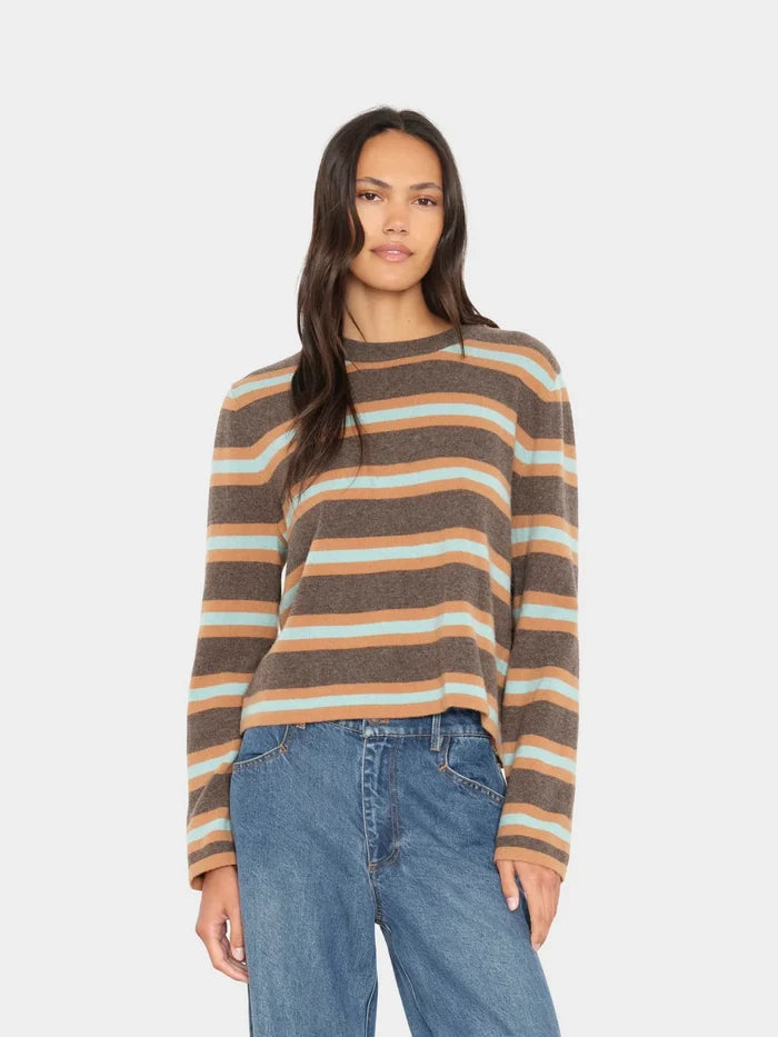 Xix046 Mint Stripe Sweater