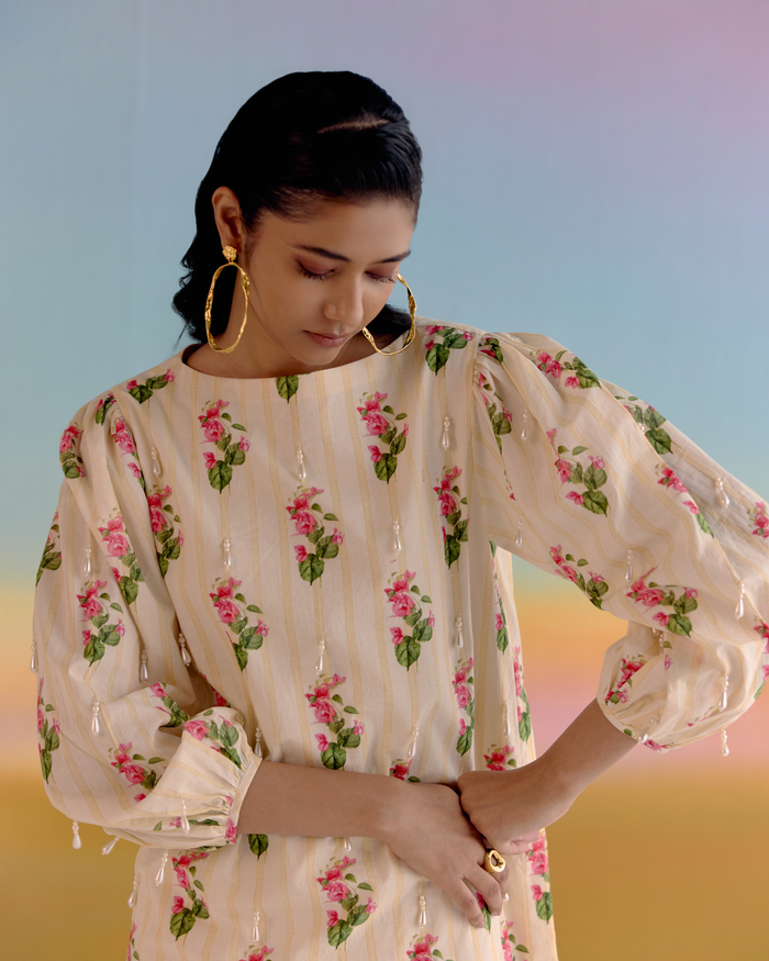 YELLOW ROSE DRESS